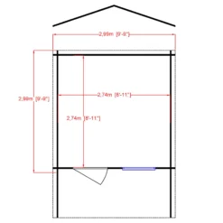 Shire Hopton 10x10 Toughened Glass Apex Tongue & Groove Wooden Cabin - Base Not Included -Deals Good Garden Tool Store shire hopton 10x10 toughened glass apex tongue groove wooden cabin base not included5019804119202 02t bq