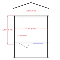 Shire Hopton 10x8 Toughened Glass Apex Tongue & Groove Wooden Cabin - Base Not Included 7 Shire Hopton 10x8 Toughened Glass Apex Tongue & Groove Wooden Cabin - Base Not Included -Deals Good Garden Tool Store shire hopton 10x8 toughened glass apex tongue groove wooden cabin base not included5019804119134 02t bq