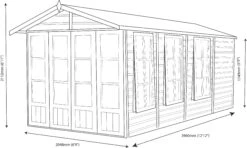 Shire Kensington 13x7 Apex Shiplap Wooden Summer House - Base Not Included 12 Shire Kensington 13x7 Apex Shiplap Wooden Summer House - Base Not Included -Deals Good Garden Tool Store shire kensington 13x7 apex shiplap wooden summer house base not included5019804198139 02t