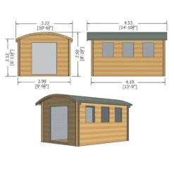 Shire Kilburn 10x14 Toughened Glass Curved Tongue & Groove Wooden Cabin - Base Not Included -Deals Good Garden Tool Store shire kilburn 10x14 toughened glass curved tongue groove wooden cabin base not included5019804119646 02t bq