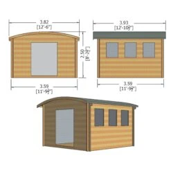 Shire Kilburn 12x12 Ft Toughened Glass Curved Tongue & Groove Wooden Cabin -Deals Good Garden Tool Store shire kilburn 12x12 ft toughened glass curved tongue groove wooden cabin5019804119660 02t bq