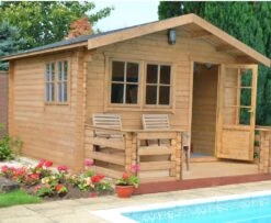Shire Kinver 12x12 Glass Apex Tongue & Groove Wooden Cabin - Base Not Included -Deals Good Garden Tool Store shire kinver 12x12 glass apex tongue groove wooden cabin base not included5019804112173 04i