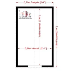 Shire Large Sark Kennel, (H)0.87m (W)0.71m (D)1.15m -Deals Good Garden Tool Store shire large sark kennel h 0 87m w 0 71m d 1 15m5019804111862 03t