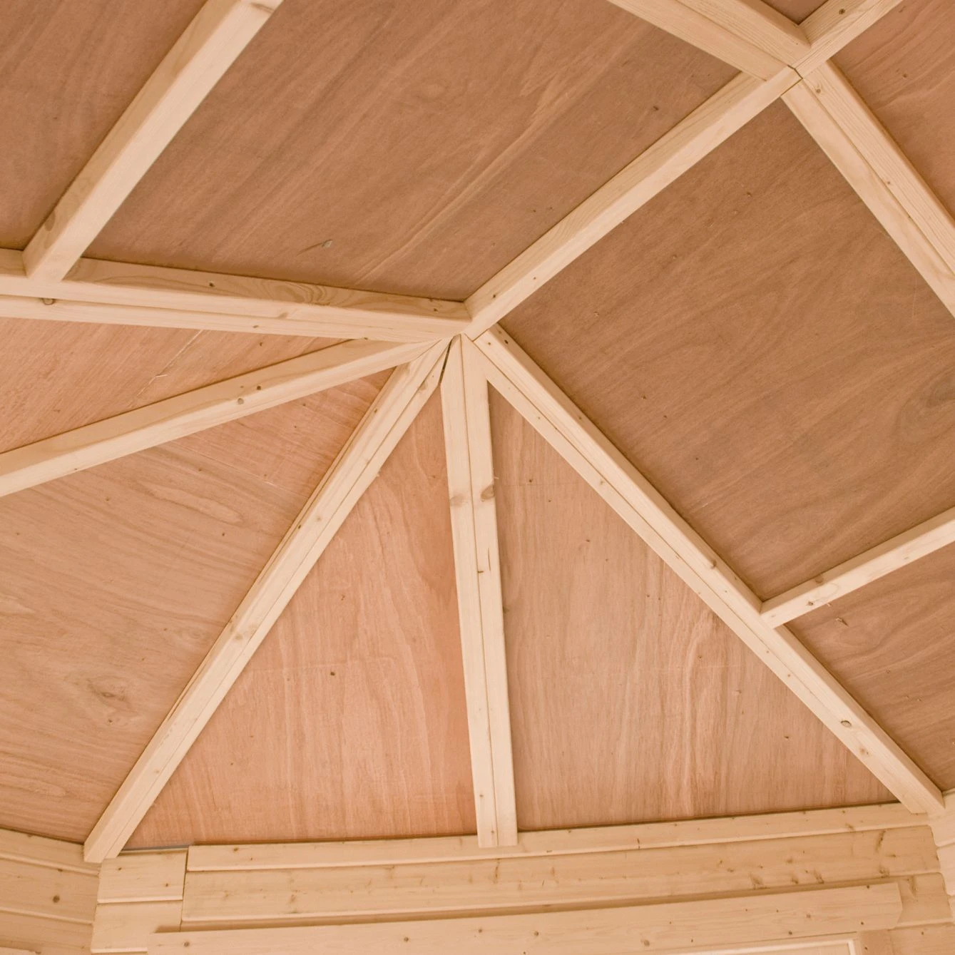 Shire Leygrove 14x10 Glass Apex Tongue & Groove Wooden Cabin - Base Not Included 2 Shire Leygrove 14x10 Glass Apex Tongue & Groove Wooden Cabin - Base Not Included - Image 2