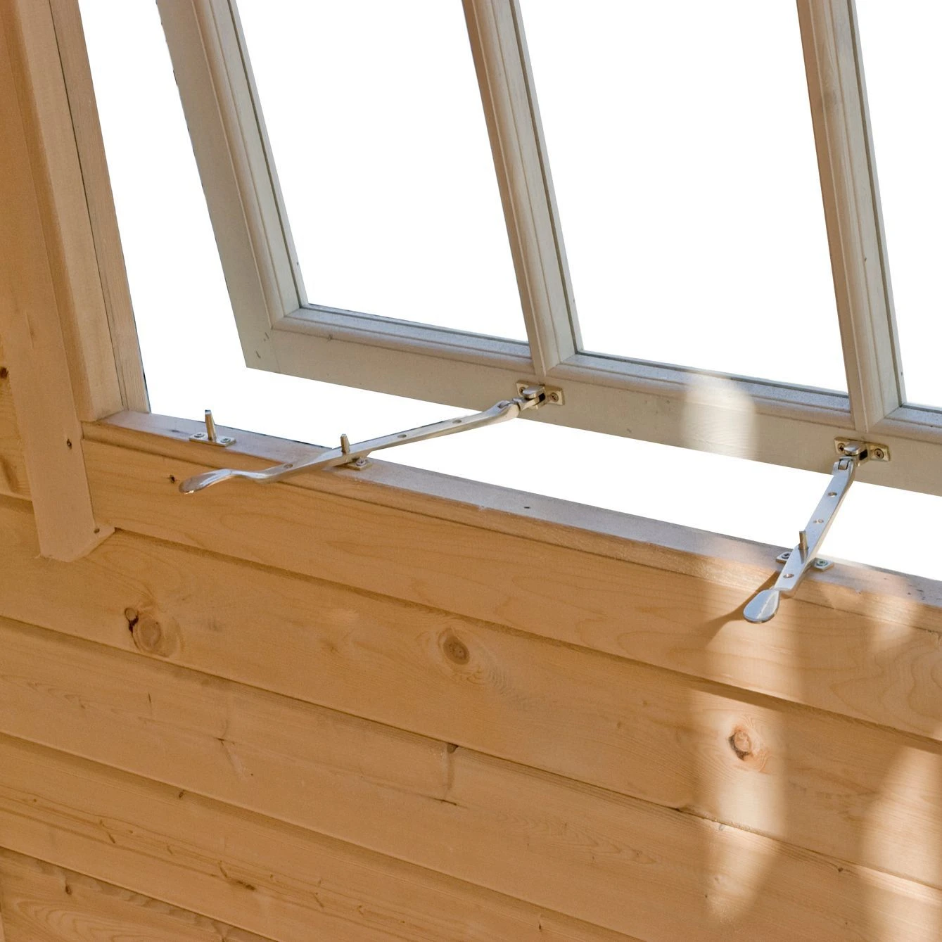 Shire Leygrove 14x10 Glass Apex Tongue & Groove Wooden Cabin - Base Not Included 3 Shire Leygrove 14x10 Glass Apex Tongue & Groove Wooden Cabin - Base Not Included - Image 3