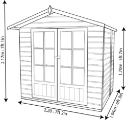 Shire Lumley 7x5 Glass Apex Shiplap Wooden Summer House - Base Included -Deals Good Garden Tool Store shire lumley 7x5 glass apex shiplap wooden summer house base included5397007006391 01t bq
