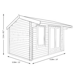 Shire Marlborough 12x14 Toughened Glass Apex Tongue & Groove Wooden Cabin - Base Not Included -Deals Good Garden Tool Store shire marlborough 12x14 toughened glass apex tongue groove wooden cabin base not included5019804112500 03t