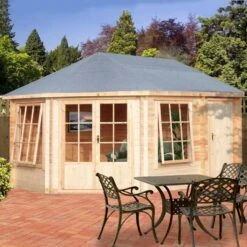 Shire Rowney 14x10 Glass Apex Tongue & Groove Wooden Cabin - Base Not Included -Deals Good Garden Tool Store shire rowney 14x10 glass apex tongue groove wooden cabin base not included5019804851485 02i
