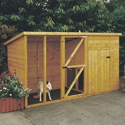 Shire Sanda Kennel & Run, (H)1.67m (W)1.19m (D)1.19m 2 Shire Sanda Kennel & Run, (H)1.67m (W)1.19m (D)1.19m - Image 2