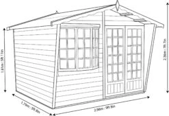 Shire Sandringham 10x6 Glass Apex Shiplap Wooden Summer House - Base Not Included 13 Shire Sandringham 10x6 Glass Apex Shiplap Wooden Summer House - Base Not Included -Deals Good Garden Tool Store shire sandringham 10x6 glass apex shiplap wooden summer house base not included5019804691487 03t