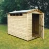 Shire Security Cabin 10x6 Apex Dip Treated Shiplap Wooden Shed With Floor