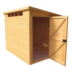 Shire Security Cabin 10x6 Ft Pent Shiplap Wooden Shed With Floor