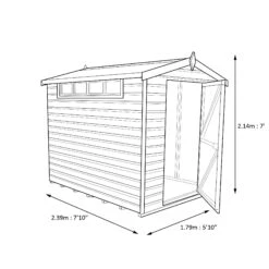 Shire Security Cabin 8x6 Ft Apex Shiplap Wooden 3 Windows Shed With Floor - Assembly Service Included -Deals Good Garden Tool Store shire security cabin 8x6 ft apex shiplap wooden 3 windows shed with floor assembly service included5019804112098 03t