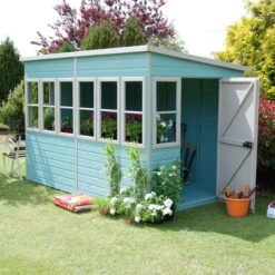 Shire Sun 10x10 Glass Pent Shiplap Wooden Summer House - Base Not Included -Deals Good Garden Tool Store shire sun 10x10 glass pent shiplap wooden summer house base not included5019804112067 01i bq