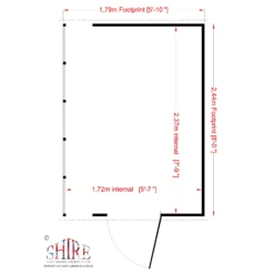 Shire Sun 8x6 Glass Pent Shiplap Wooden Summer House - Base Not Included -Deals Good Garden Tool Store shire sun 8x6 glass pent shiplap wooden summer house base not included5019804112012 02t