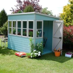 Shire Sun 8x8 Glass Pent Shiplap Wooden Summer House - Base Not Included -Deals Good Garden Tool Store shire sun 8x8 glass pent shiplap wooden summer house base not included5019804112029 01i