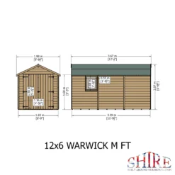 Shire Warwick 12x6 Ft Apex Shiplap Wooden Shed With Floor -Deals Good Garden Tool Store shire warwick 12x6 ft apex shiplap wooden shed with floor5019804126903 03t bq