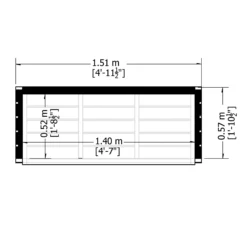 Shire Wooden 5x2 Log Store -Deals Good Garden Tool Store shire wooden 5x2 log store5060490130347 02t bq