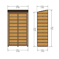 Shire Wooden Tall Log Store 9 Shire Wooden Tall Log Store -Deals Good Garden Tool Store shire wooden tall log store5060490131221 01t bq