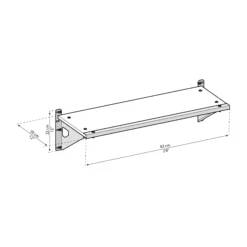 Skylight White Internal Shelf Kit (W)847mm (D)305mm -Deals Good Garden Tool Store skylight white internal shelf kit w 847mm d 305mm7290108130225 01t BQ