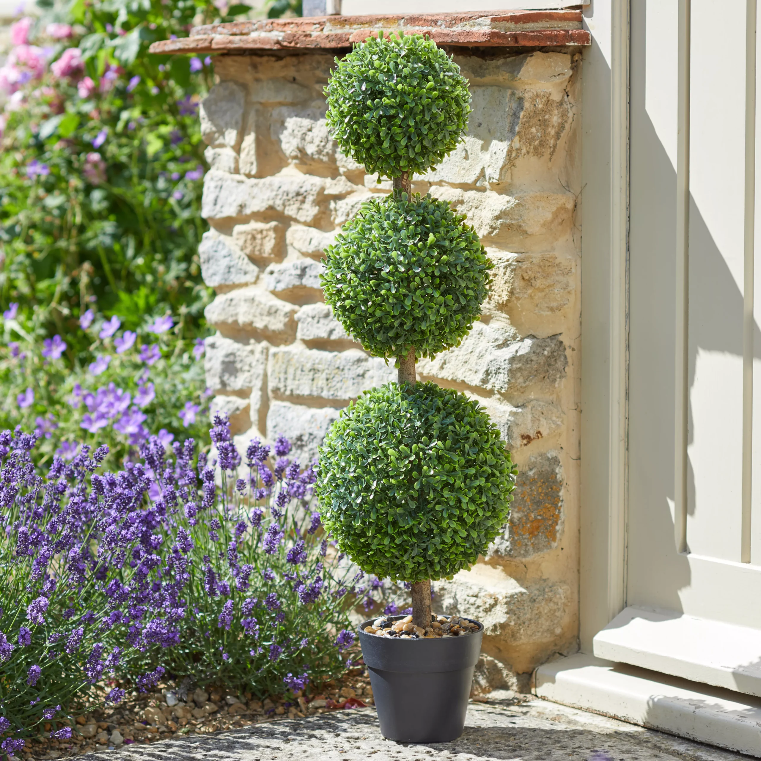 Smart Garden Trio Artificial Topiary Ball 2 Smart Garden Trio Artificial Topiary Ball - Image 2