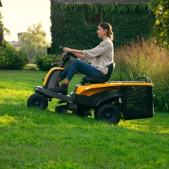 Stiga Battery-powered Ride-on Lawnmower 48V 19 Stiga Battery-powered Ride-on Lawnmower 48V -Deals Good Garden Tool Store stiga battery powered ride on lawnmower 48v8008984852570 01i