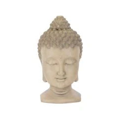 Terrastyle Cream Buddha Head Garden Ornament (H)46cm -Deals Good Garden Tool Store terrastyle cream buddha head garden ornament h 46cm5021346520491 36c bq