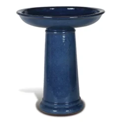 Terrastyle Glazed Bird Bath (H)48cm