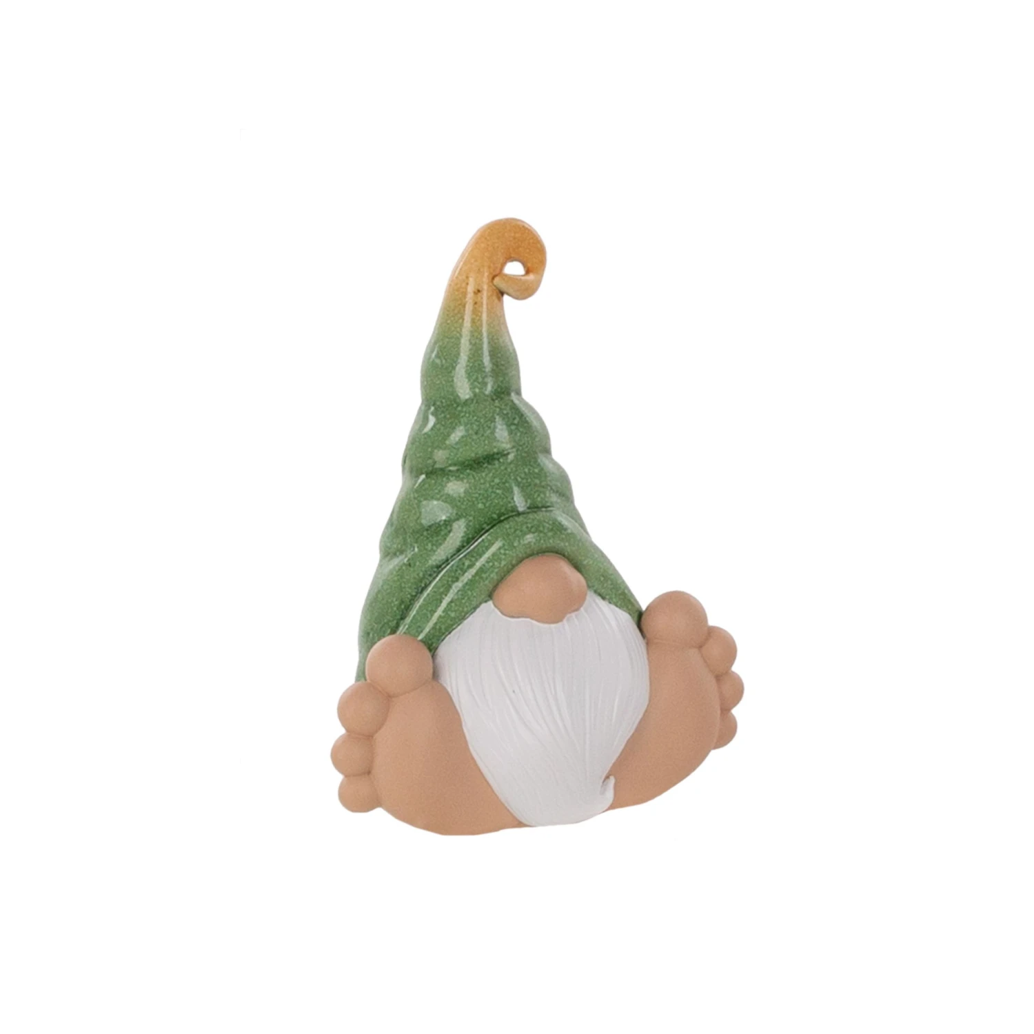 Terrastyle Green, White, Yellow Resin Bigfoot Garden Ornament (H)27.5cm 1 Terrastyle Green, White, Yellow Resin Bigfoot Garden Ornament (H)27.5cm