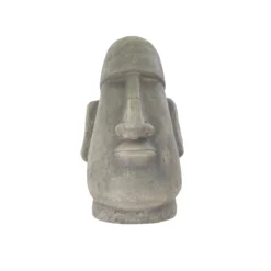 Terrastyle Grey Easter Island Head Garden Ornament (H)41.5cm -Deals Good Garden Tool Store terrastyle grey easter island head garden ornament h 41 5cm5021346520200 36c bq