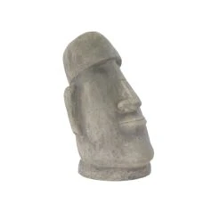 Terrastyle Grey Easter Island Head Garden Ornament (H)41.5cm -Deals Good Garden Tool Store terrastyle grey easter island head garden ornament h 41 5cm5021346520200 37c bq