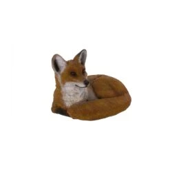 Terrastyle Red, White Resin Fox Garden Ornament (H)3cm
