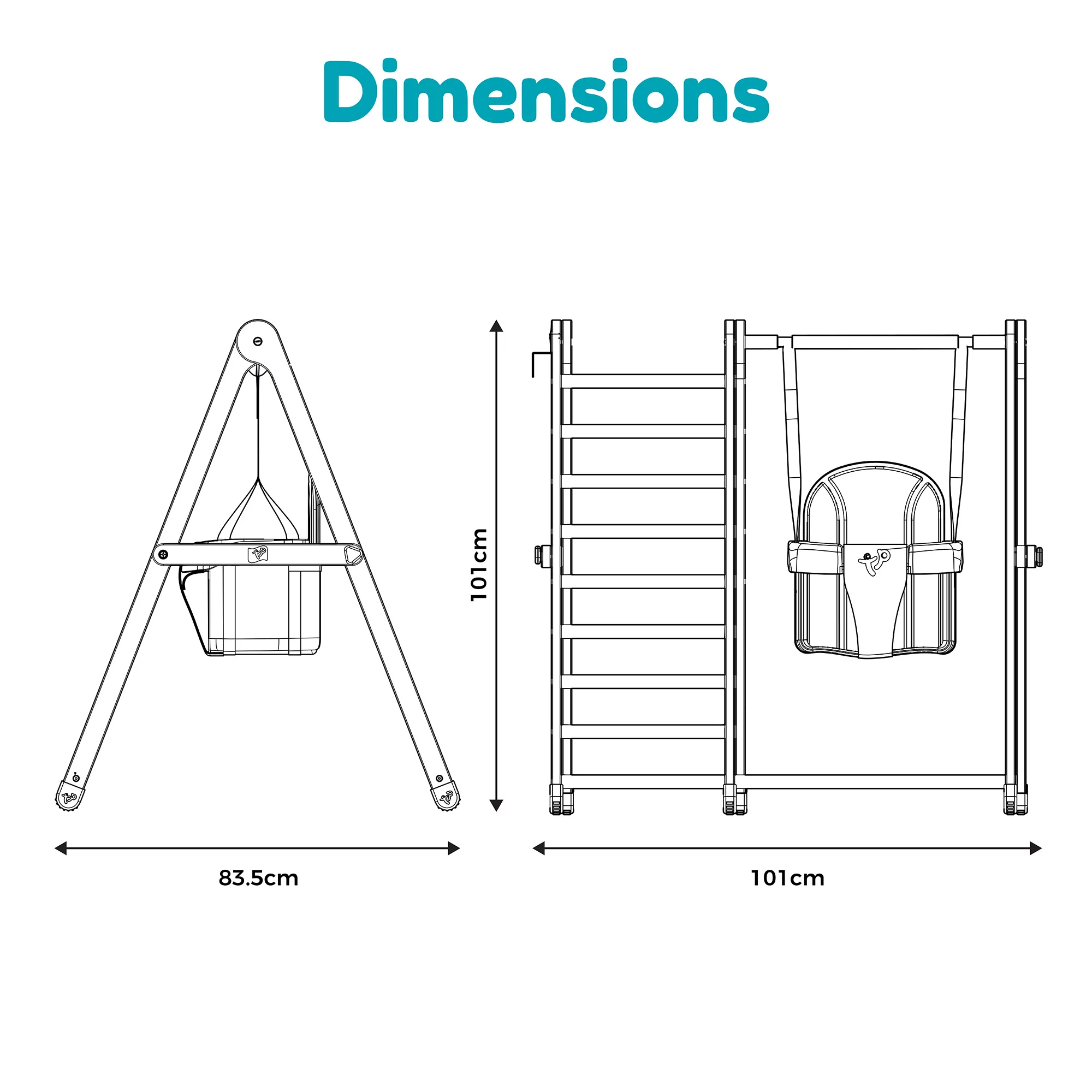 TP Toys Climbing Frame With Swing 7 TP Toys Climbing Frame With Swing - Image 7