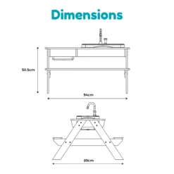 TP Toys Splash & Play Timber Sand & Water Picnic Table 15 TP Toys Splash & Play Timber Sand & Water Picnic Table -Deals Good Garden Tool Store tp toys splash play timber sand water picnic table5021854106170 01t bq