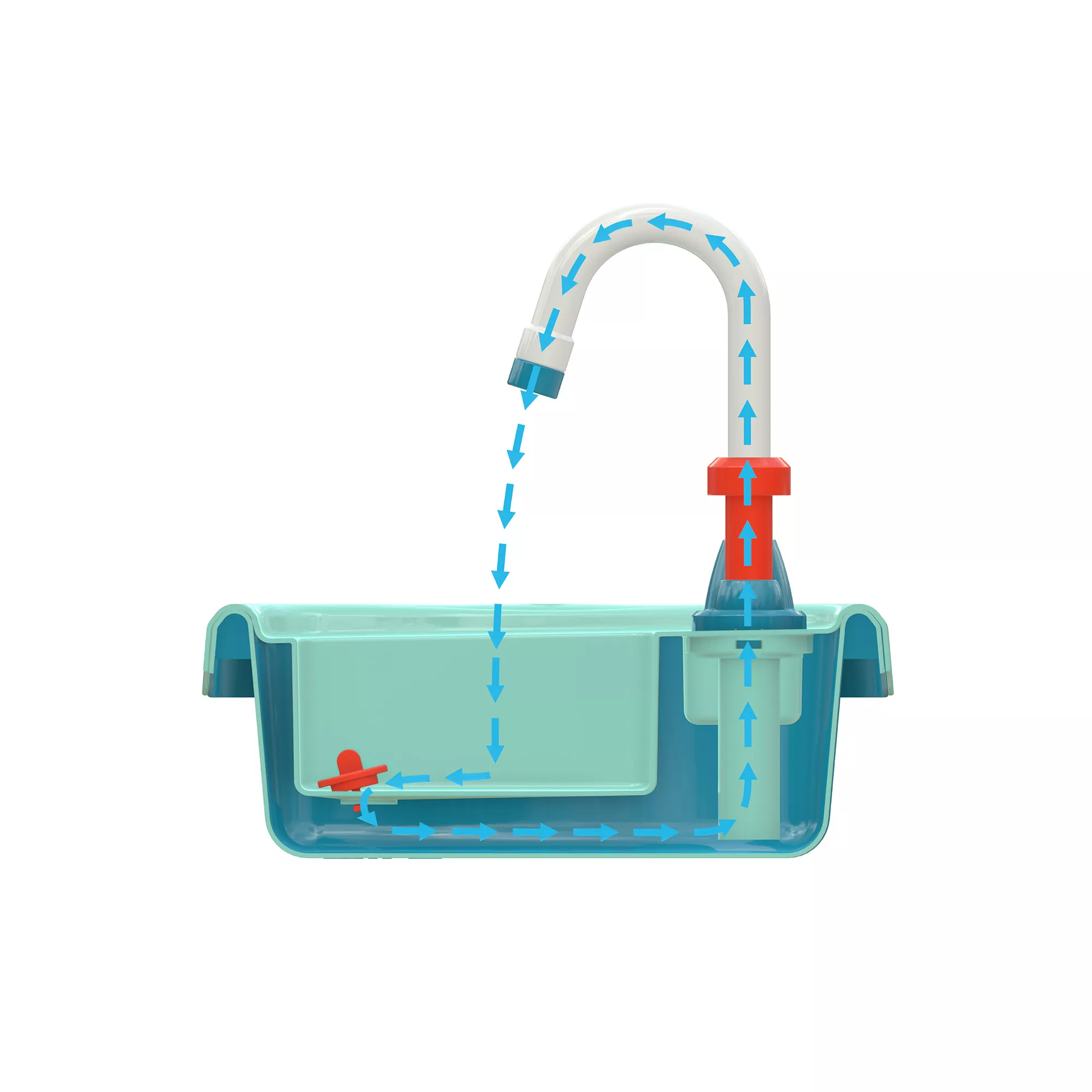 TP Toys Splash & Play Timber Sand & Water Picnic Table 2 TP Toys Splash & Play Timber Sand & Water Picnic Table - Image 2