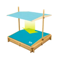 Deals Good Garden Tool Store -Deals Good Garden Tool Store tp toys timber rectangular sand pit with canopy5021854102752 02c bq