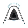 TP Toys UFO Black Metal Climbing Frame & Swing Set