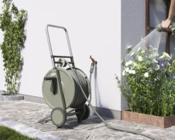 Verve Freestanding Empty Hose Cart With Wheels -Deals Good Garden Tool Store verve freestanding empty hose cart with wheels5059340250939 02i