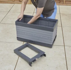 Verve Grey Rectangular Planter, Set -Deals Good Garden Tool Store verve grey rectangular planter set5059340328881 22i