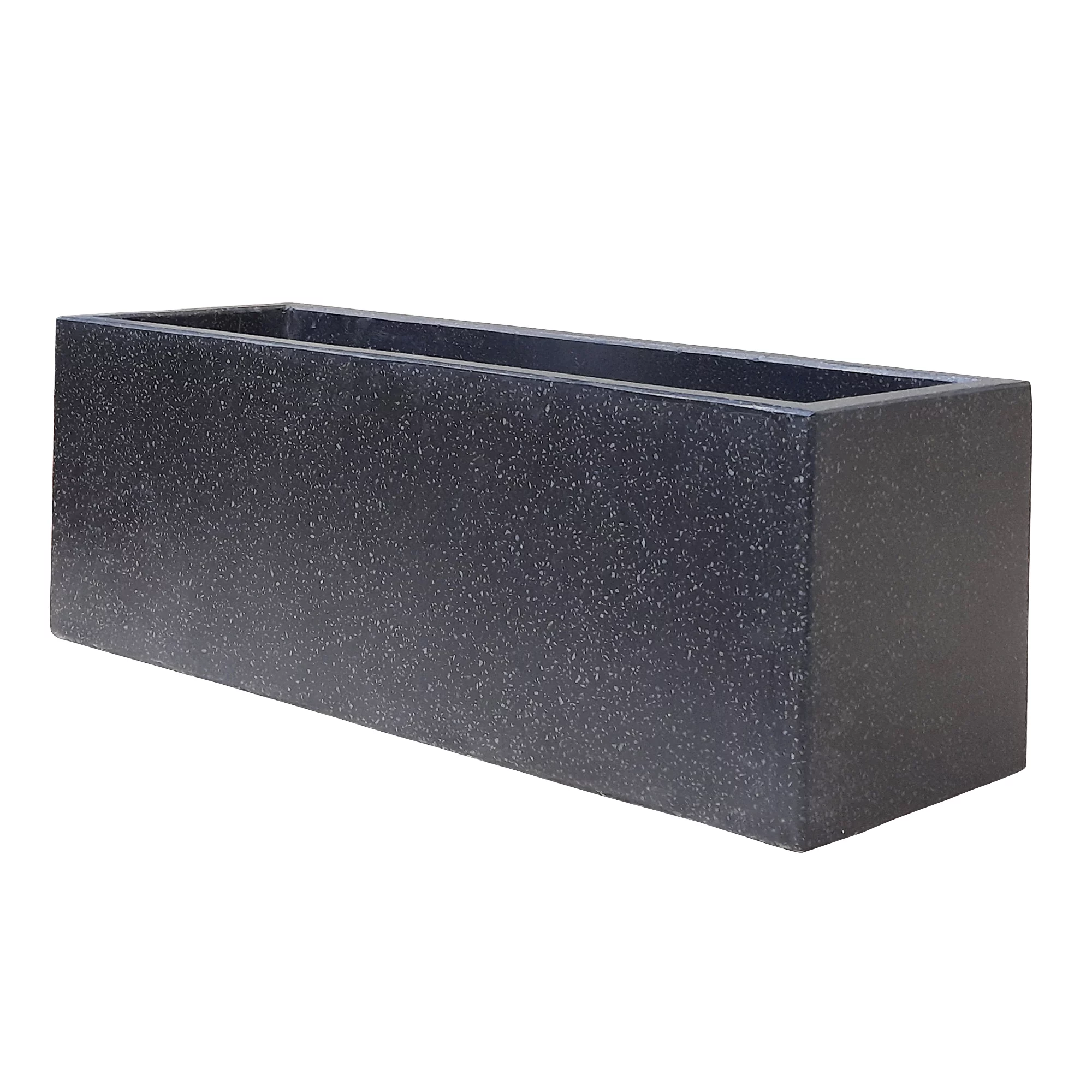Verve Nore Dark Grey Rectangular Trough 1 Verve Nore Dark Grey Rectangular Trough