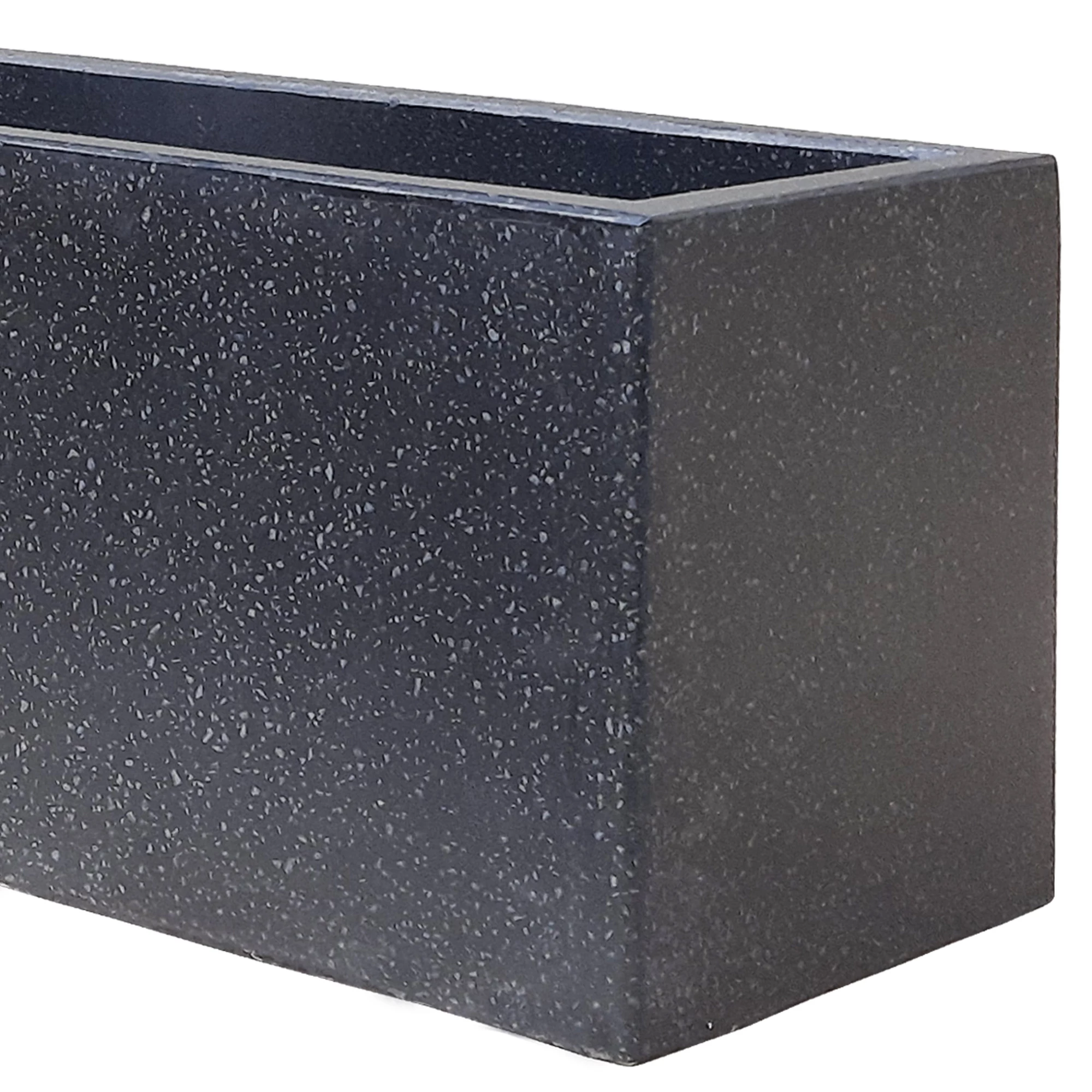 Verve Nore Dark Grey Rectangular Trough 2 Verve Nore Dark Grey Rectangular Trough - Image 2