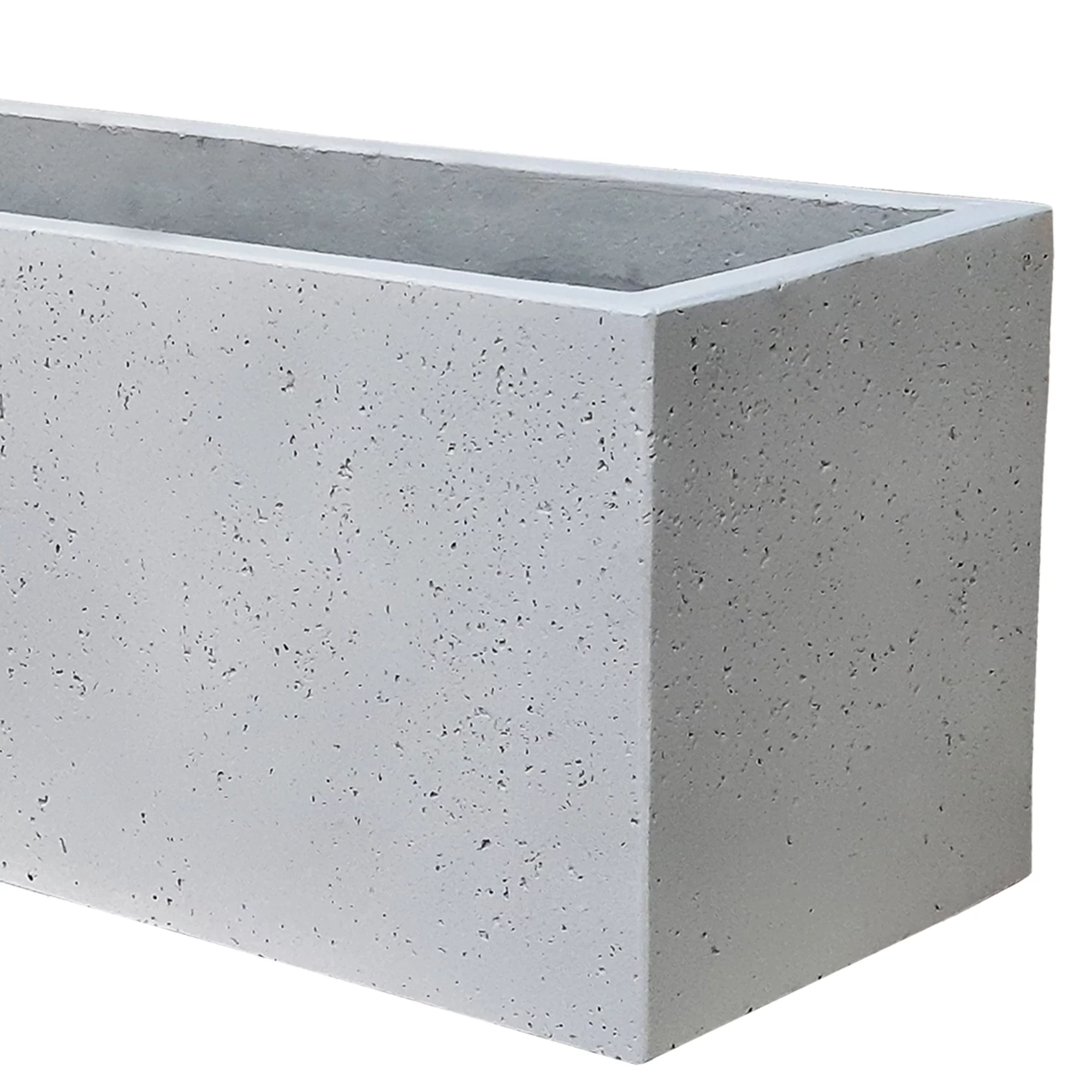 Verve Nore Light Grey Rectangular Trough 2 Verve Nore Light Grey Rectangular Trough - Image 2