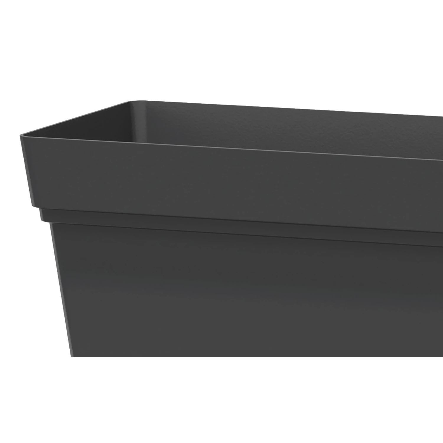 Verve Nurgul Dark Grey Rectangular Trough 2 Verve Nurgul Dark Grey Rectangular Trough - Image 2
