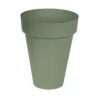 Verve Nurgul Deep Lichen Green Polypropylene (PP) Round Plant Pot (Dia)46cm
