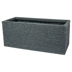 Verve Sinni Grey Rectangular Trough