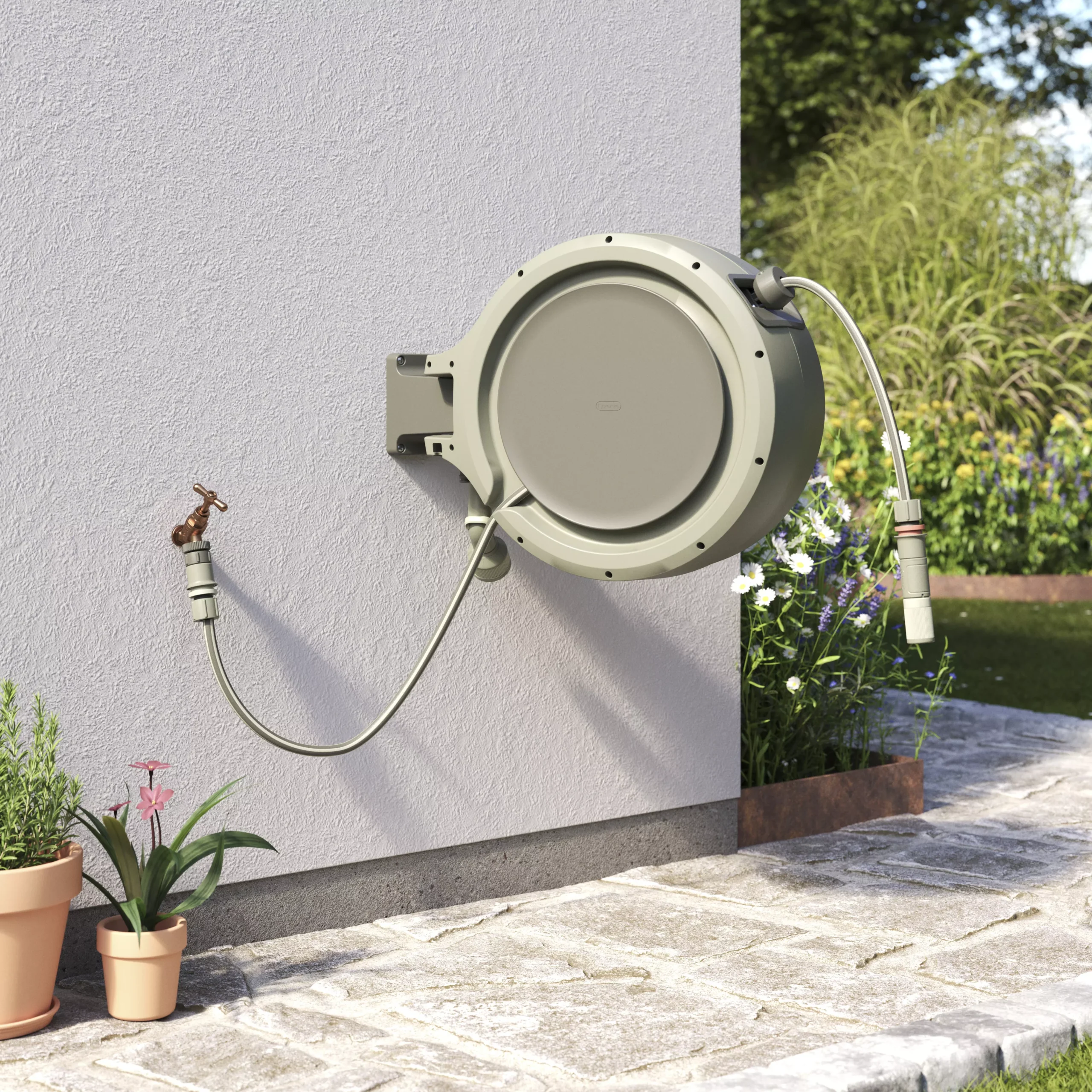 Verve Wall-mounted Auto Hose Reel Set (L)35m 4 Verve Wall-mounted Auto Hose Reel Set (L)35m - Image 4