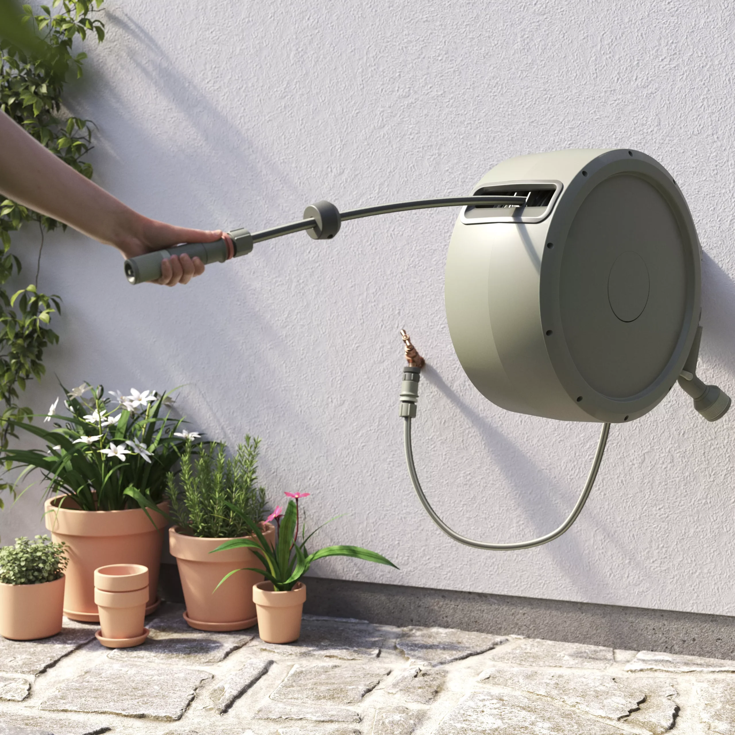 Verve Wall-mounted Auto Hose Reel Set (L)35m 6 Verve Wall-mounted Auto Hose Reel Set (L)35m - Image 6