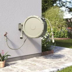 Verve Wall-mounted Auto Hose Reel Set (L)35m 16 Verve Wall-mounted Auto Hose Reel Set (L)35m -Deals Good Garden Tool Store verve wall mounted auto hose reel set l 35m5059340250977 04i