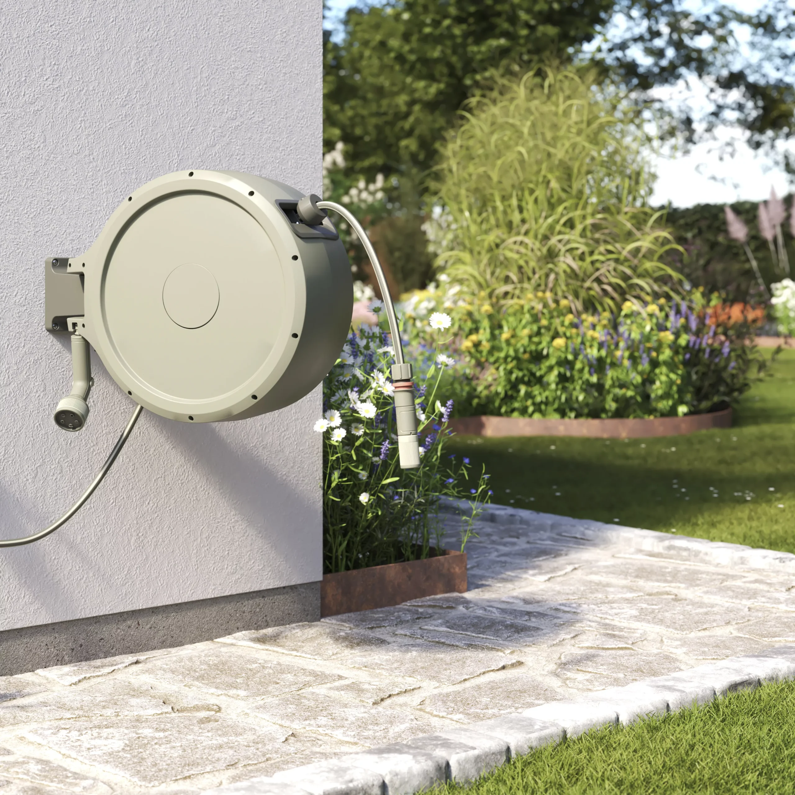 Verve Wall-mounted Auto Hose Reel Set (L)35m 8 Verve Wall-mounted Auto Hose Reel Set (L)35m - Image 8