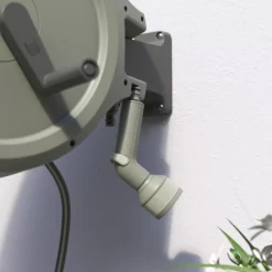 Verve Wall-mounted Manual Hose Reel Set (L)25m -Deals Good Garden Tool Store verve wall mounted manual hose reel set l 25m5059340250991 02i
